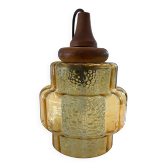 Suspension ambrée années 70