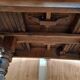 Louis Philippe period 6-legged extending table in solid walnut