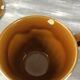 Vintage set of 4 cups and saucers with defects Lunéville Louis XV Honey
