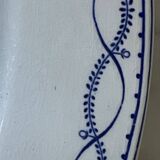 Pair of round dishes Boch La Louvière circa 1900