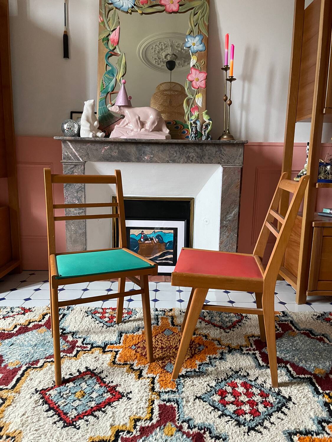 Duo de chaises des années 50