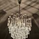 Mid-Century Modern Triedri Crystal Chandelier by Paolo Venini