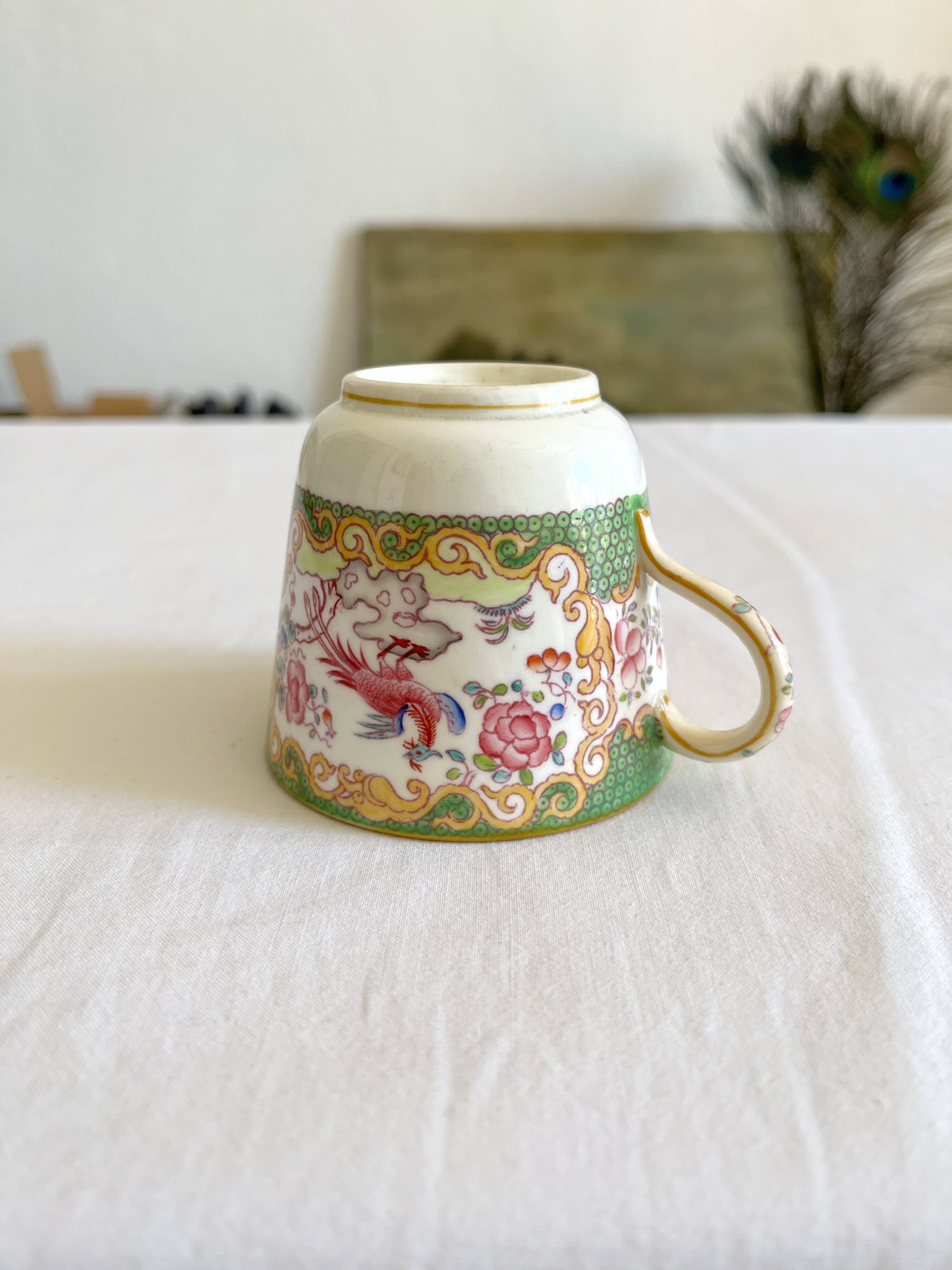Minton English earthenware coffee cup