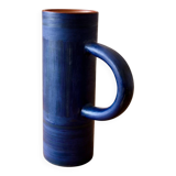 Blue ceramic vase – Vallauris, 20th century