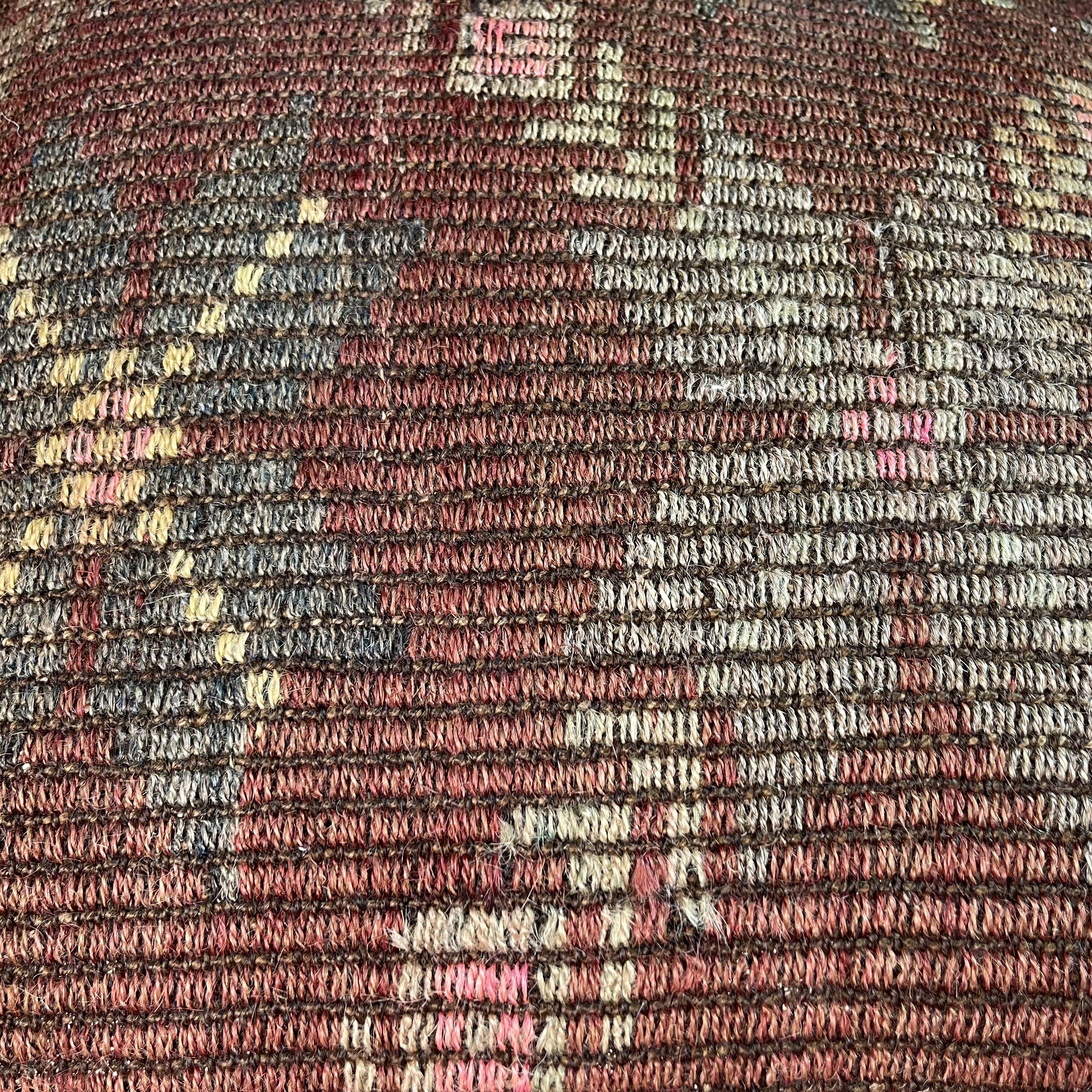 Vintage turkish kilim cushion cover , 55 x 55 cm