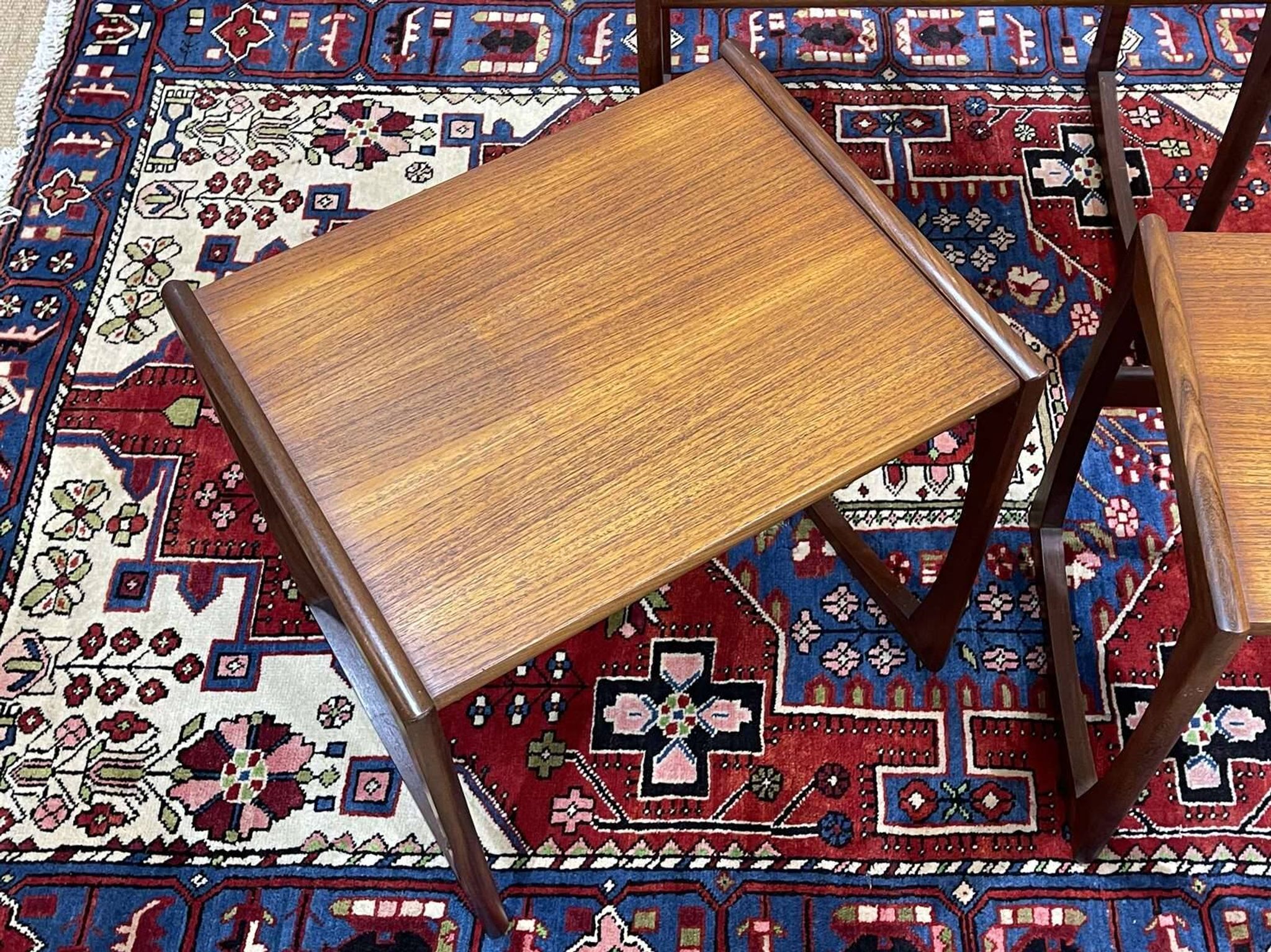 Set of 3 teak nesting tables from the GPlan brand from the 1970s - Series D