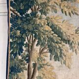 Tapisserie, scène champêtre, laine et soie, XVIIIème siècle