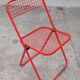 Metal folding chair by Talin editions, years 70