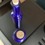 Lot de deux soliflore bleu cobalt