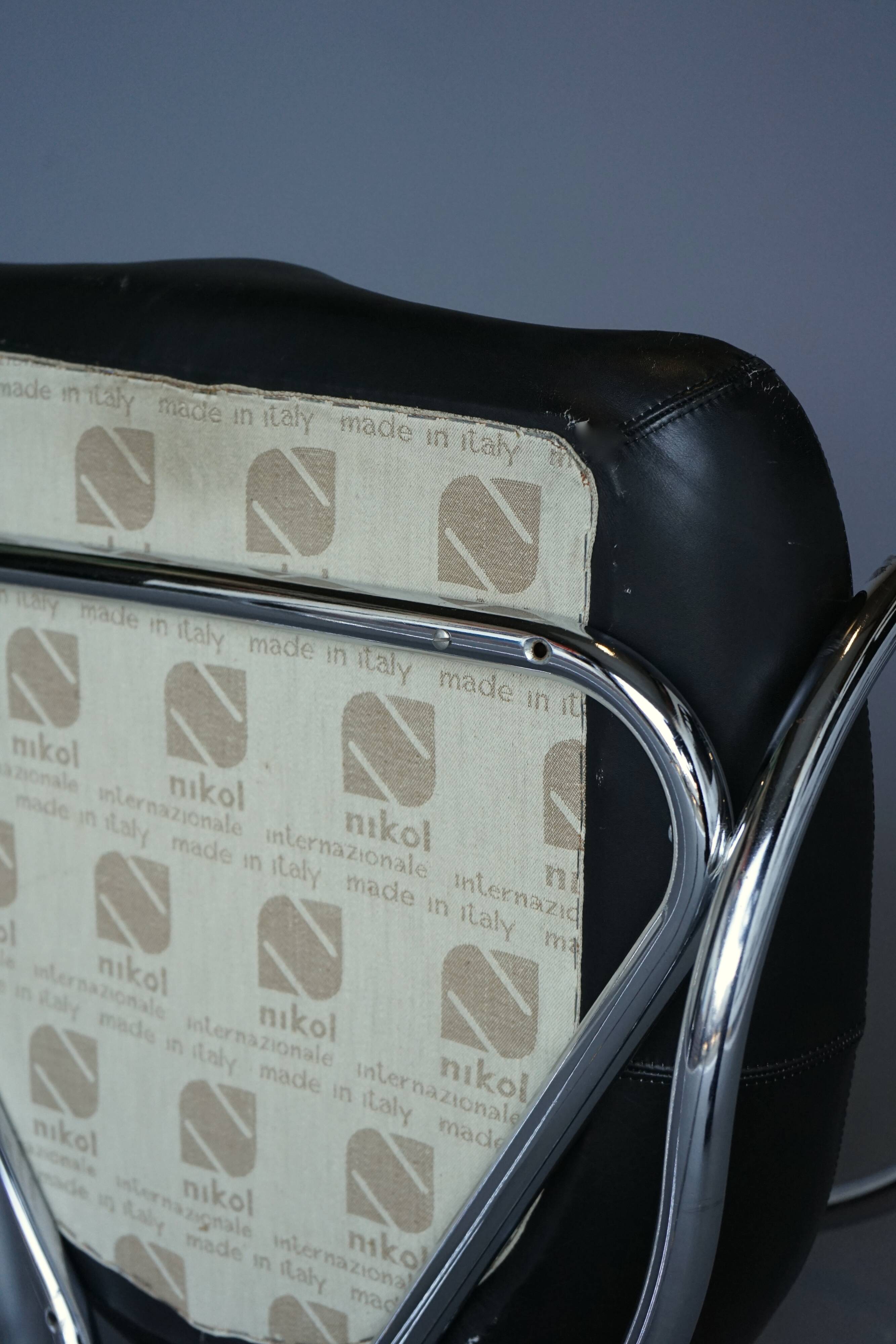 Rare Tatlin chair by Vladimir Tatlin for Nikol Italy, 1970s