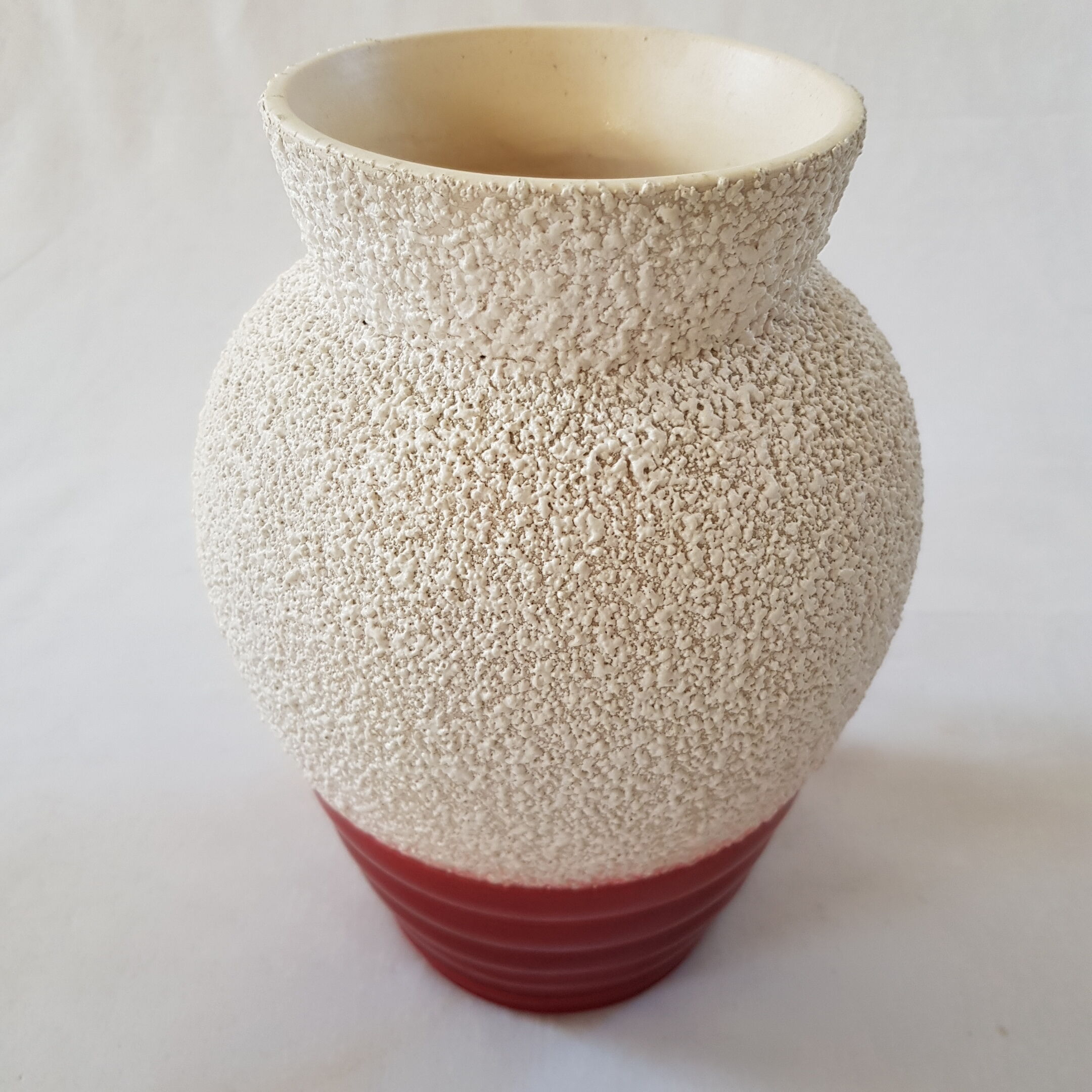 Vase art déco décor email crispé