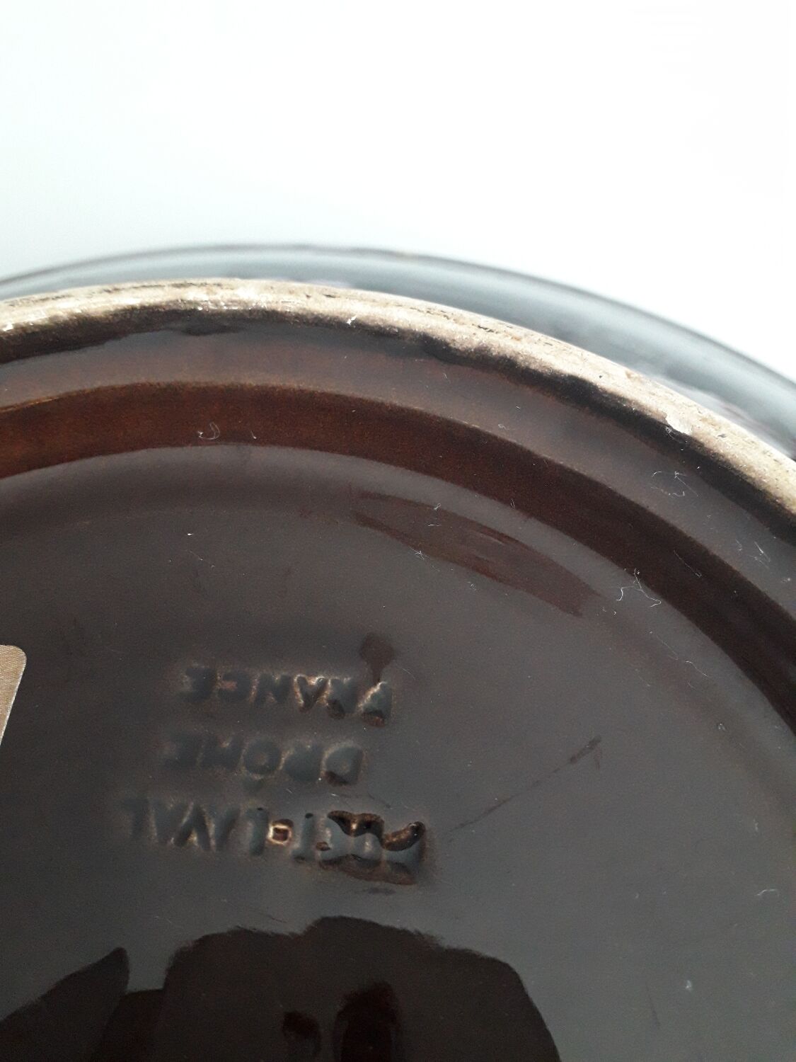 Poet-Laval dish 31 cm vintage ceramic