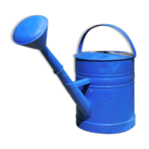 Blue zinc watering can