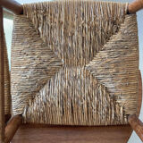 Pair chair child straw design 1950/1960