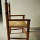 Ancien fauteuil paillé pour enfant