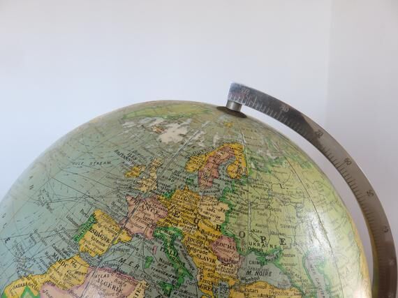 Globe Earth Girard and informed Baker years 40 50