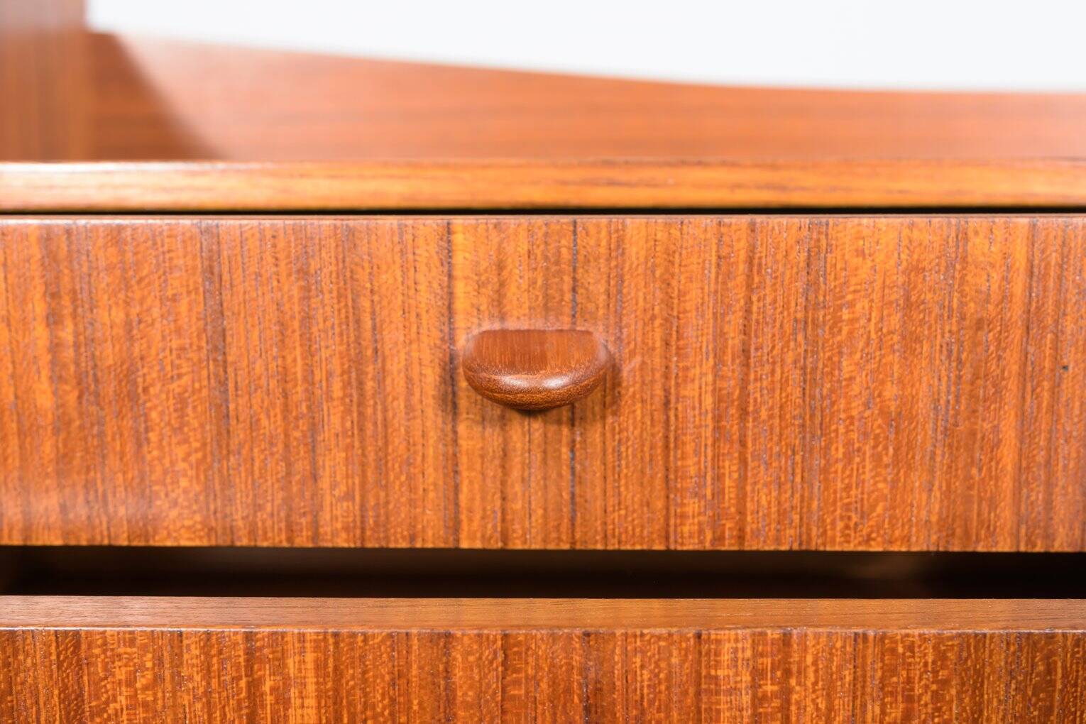 Mid century Teak Dresser with dressing table, 1960s