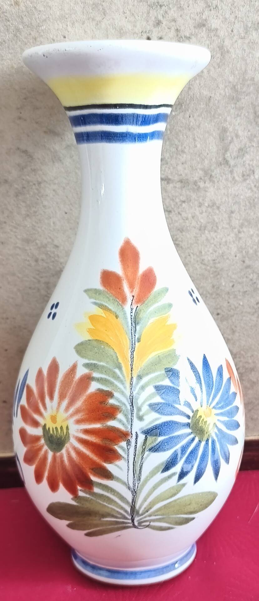 Henriot Quimper vase