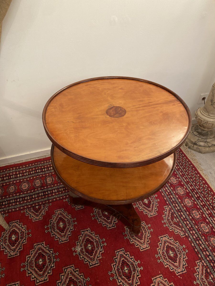 Gueridon In Mahogany of Empire 19th century