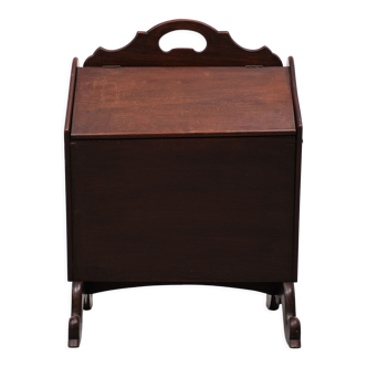 Mahogany magazine holder 1870s Holland