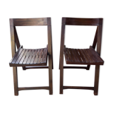 Pair of folding chairs from the 60s