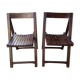 Pair of folding chairs from the 60s