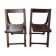 Pair of folding chairs from the 60s