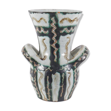 Robert Picault - Large signed ceramic vase, circa 1950