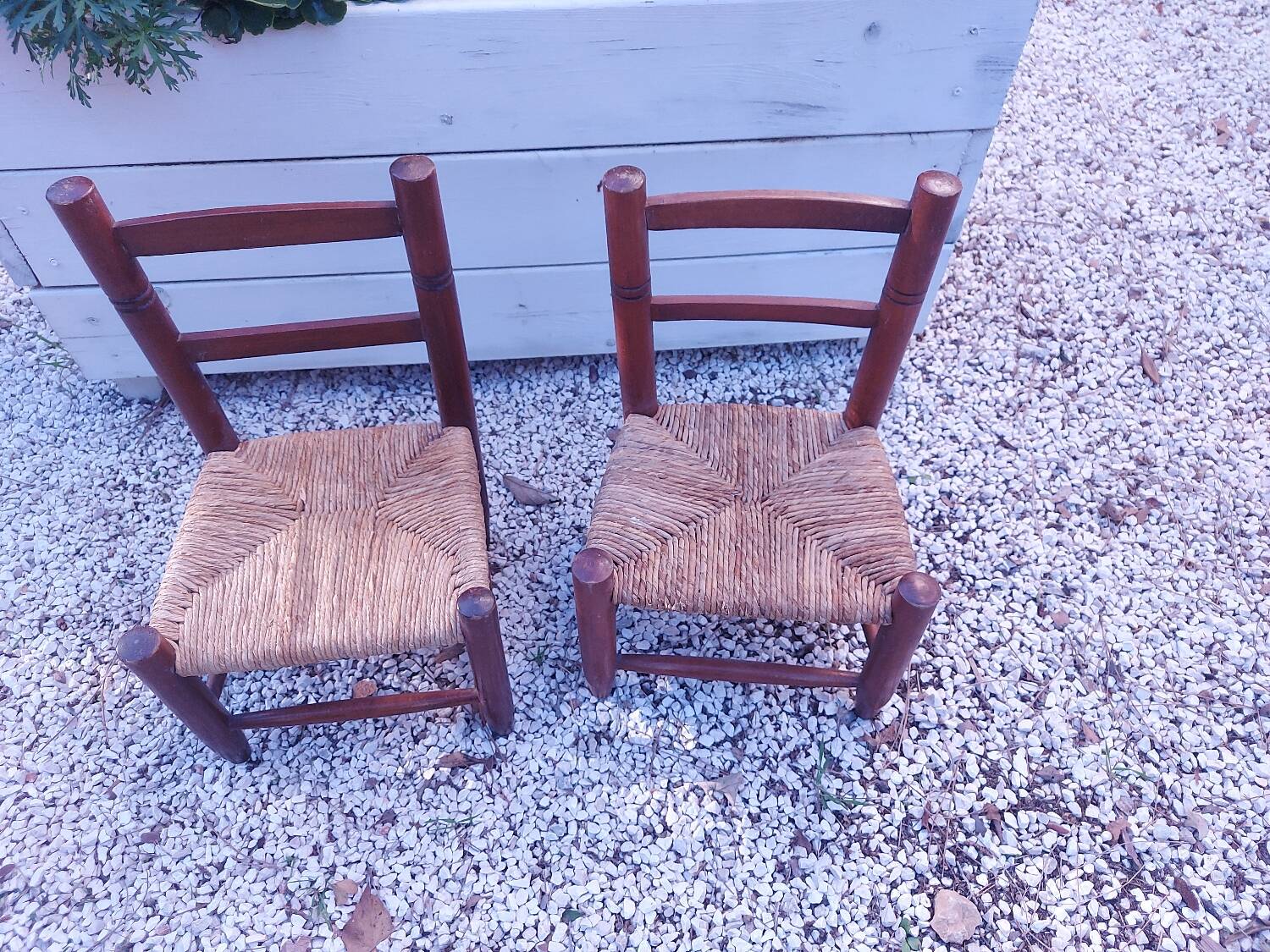 2 vintage children's chairs