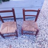 2 chaises enfant vintages
