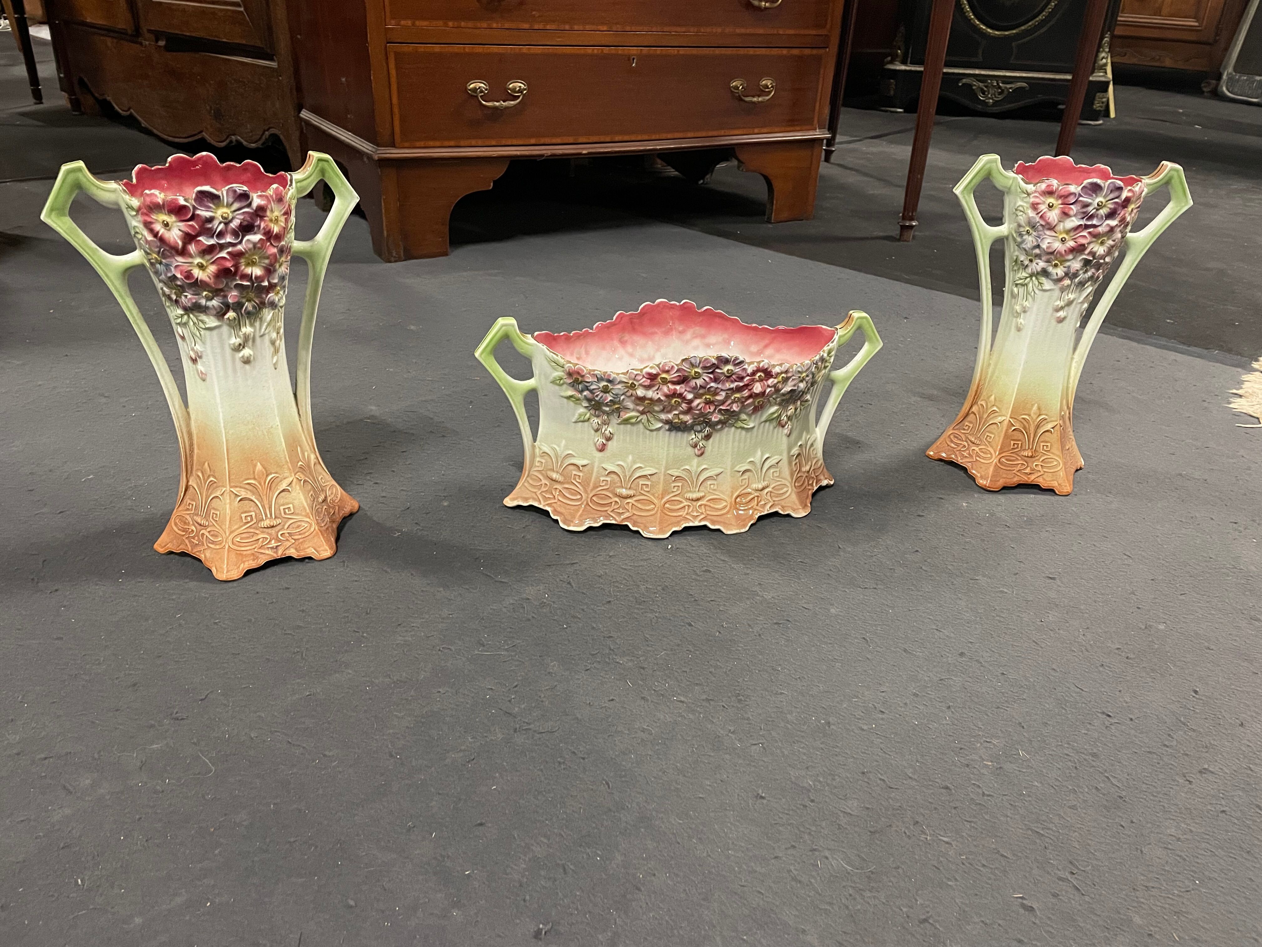 Series of 3 slurry planters