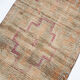 1960s antique wool vintage runner rug