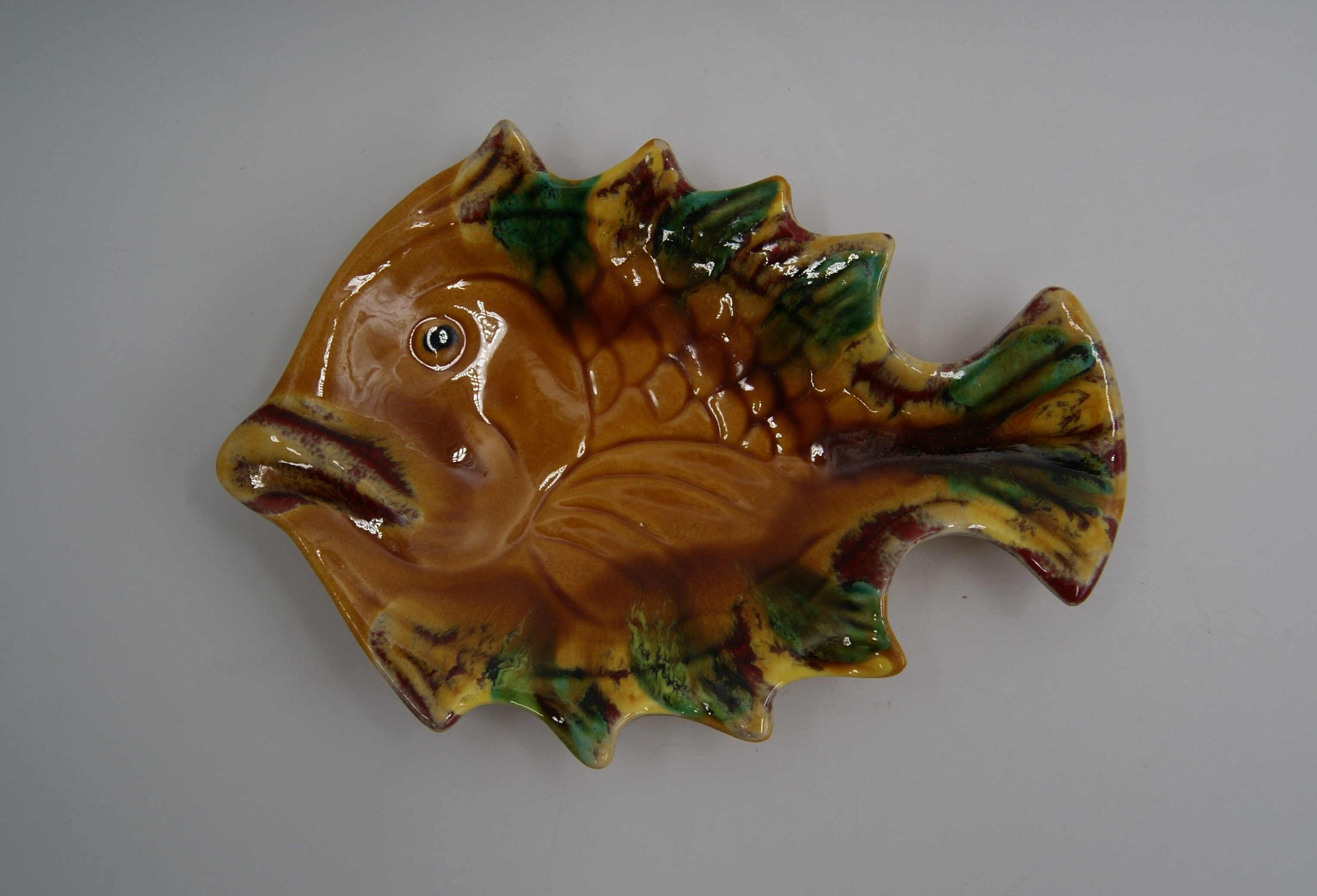 Ceramic dish Vallauris Vintage fish