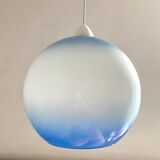 Vintage opaline globe suspension