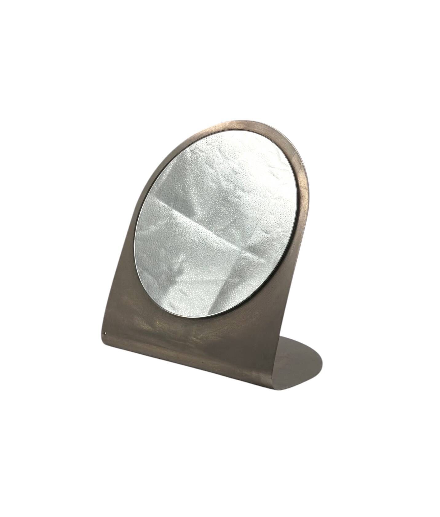 Mid-century table mirror / vanity, France 1970s