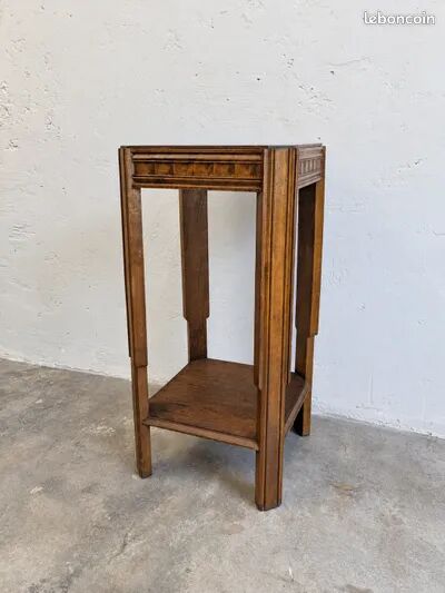 Sellette Art déco ancienne en bois