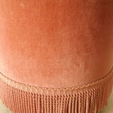 Ottoman ottoman vintage pink velvet