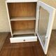 Old-wood white glass door -50s vintage drawer
