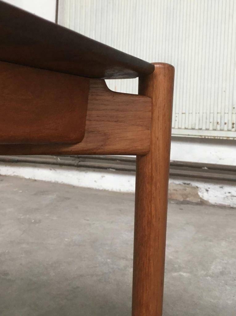 Mid-century German coffee table series 400 in teak by Hartmut Lohmeyer for Wilkhahn, 1950s.