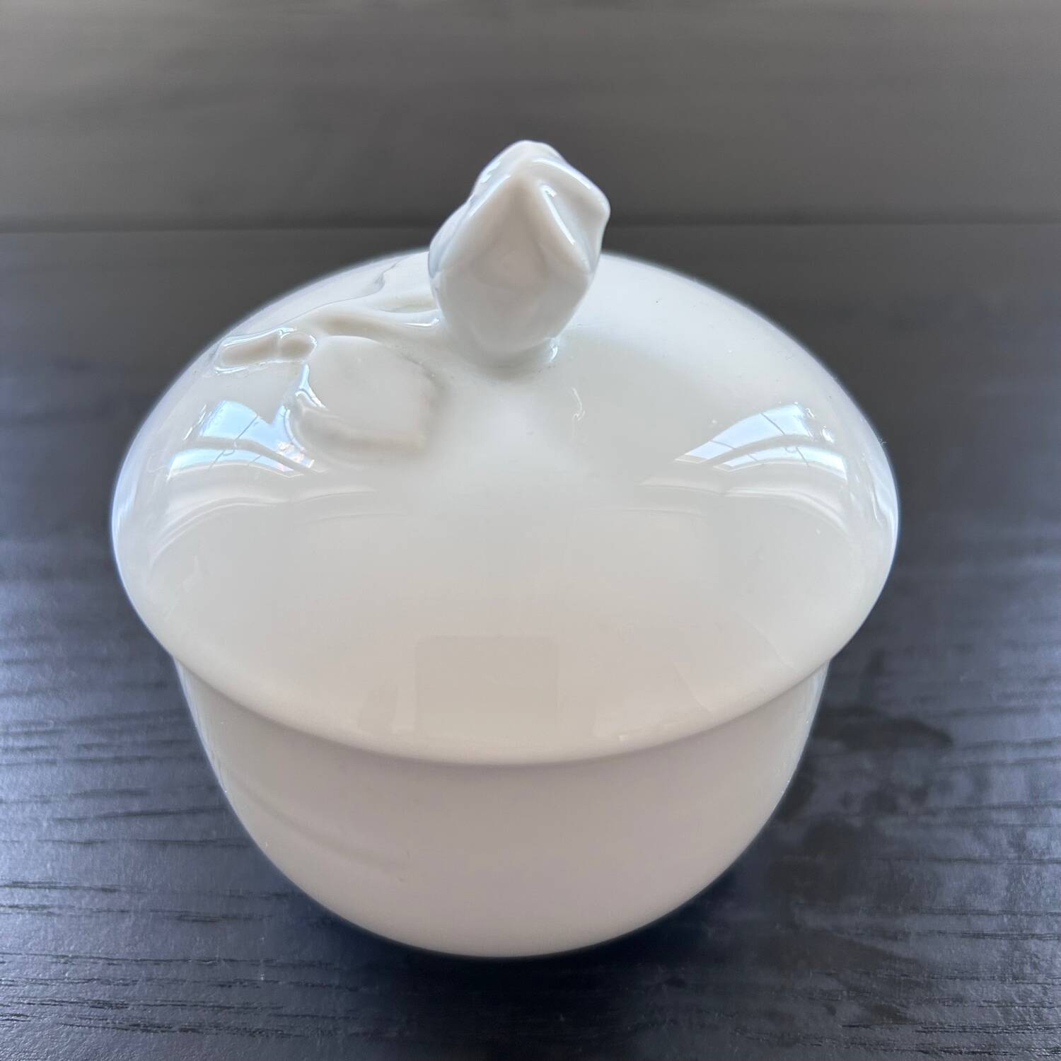 Porcelain sugar bowl