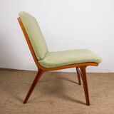 Set of 3 Danish armchairs, laminated beech and mahogany, model AX, Peter Hvidt.