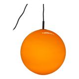 Orange ball chandelier
