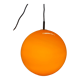 Orange ball chandelier