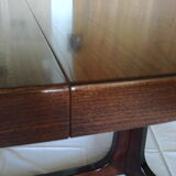 Vintage oval dining table with extensions for Baumann - 1960