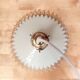 Suspension in white opaline