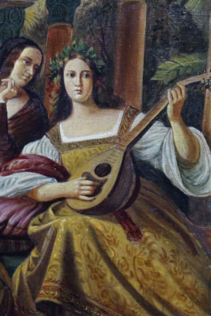 The painting "La Scène Galante" 1929 year.