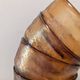 5 textured amber glass bowls – France, 1970s
