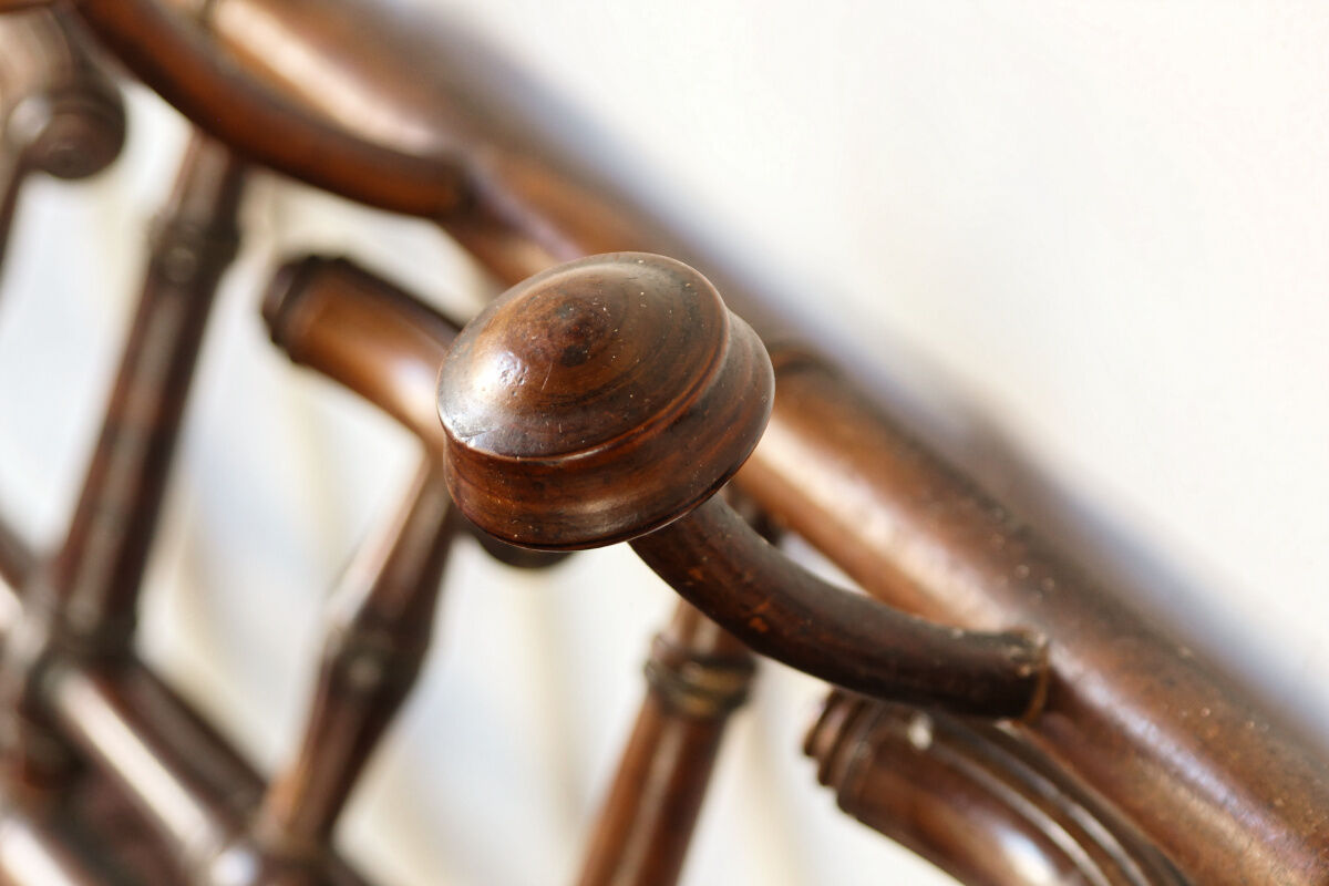 Bentwood wall coat rack