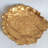 Empty Pocket leaves gilded terracotta