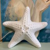 Porcelain wall lamp starfish design